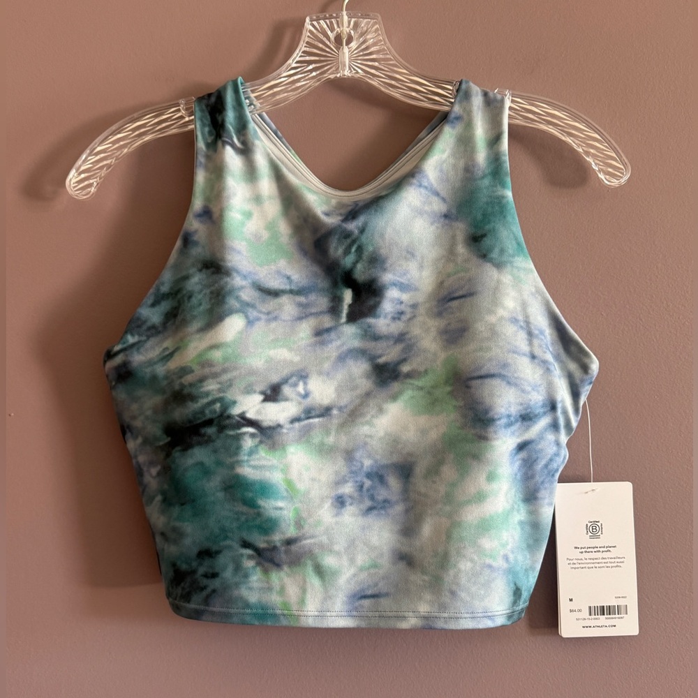 Athleta Conscious Crop Sports Bra Padded Medium